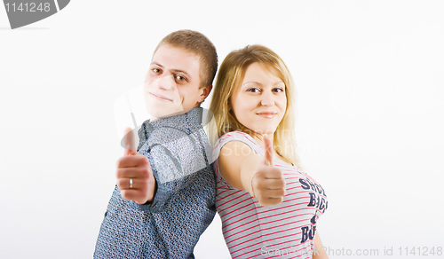 Image of young happy couple