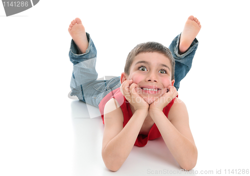 Image of Young bright eyed boy