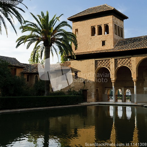 Image of Moorish architecture in the Alhambra