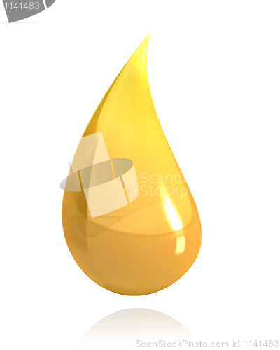 Image of Shiny drop of honey or oil 