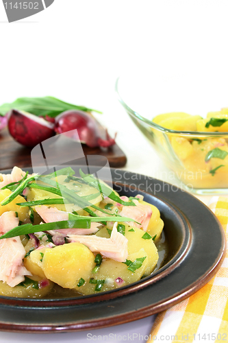 Image of Wild garlic potato salad