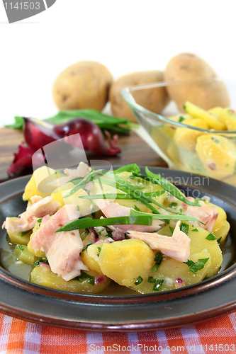 Image of Wild garlic potato salad