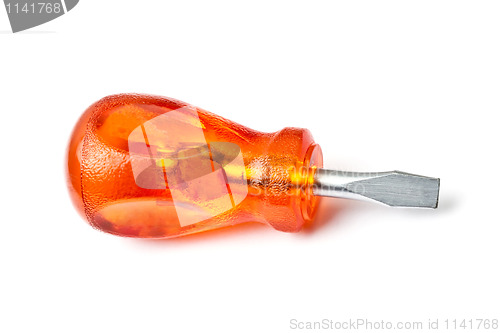 Image of Mini screwdriver isolated on white 