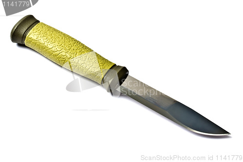 Image of Hunting knife isolated on white