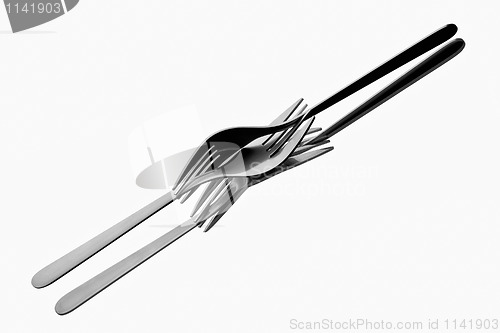 Image of Tangled up forks