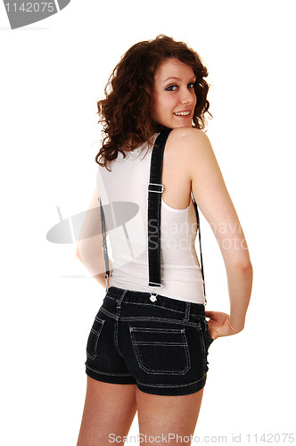 Image of Girl in shorts.