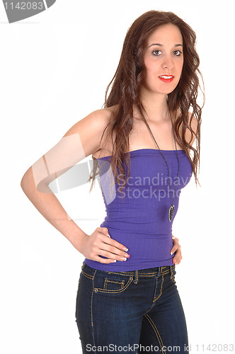 Image of Girl in jeans.
