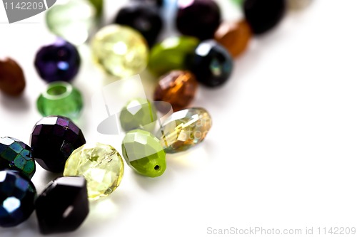 Image of clorful glass beads