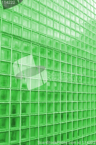Image of Green Cube Glass Texture