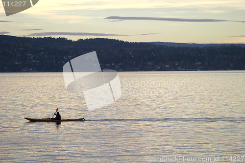 Image of Kayak in the Ocean