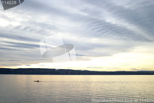 Image of Kayak in the Ocean