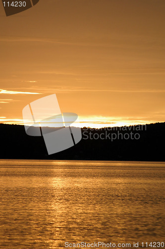 Image of Norwegian Fjord Sunset