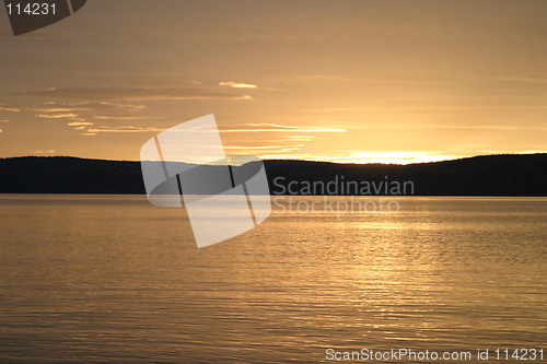 Image of Norwegian Fjord Sunset