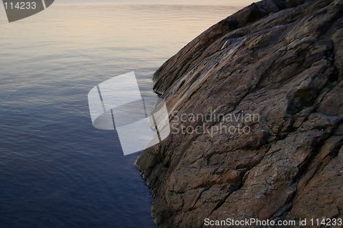 Image of Rock and Ocean Detail