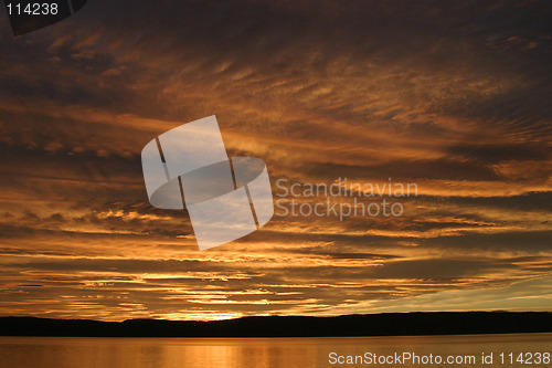 Image of Norwegian Fjord Sunset