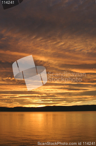 Image of Norwegian Fjord Sunset