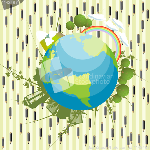 Image of Abstract ecological background