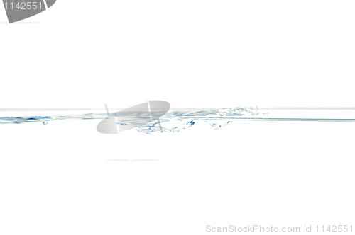 Image of water surface with air bubbles