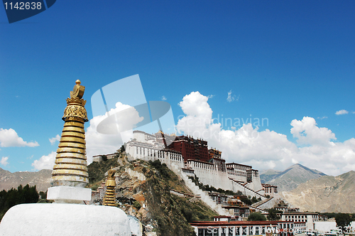 Image of Potala Palace in Lhasa Tibet