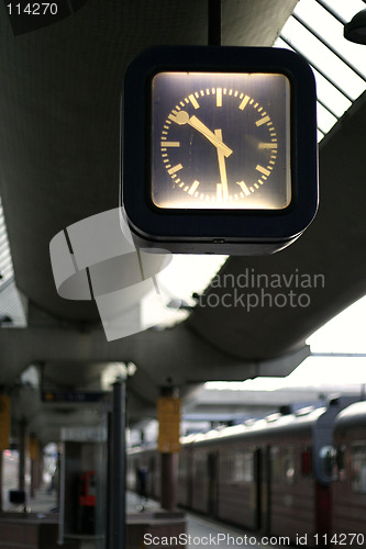 Image of Hanging Train Clock
