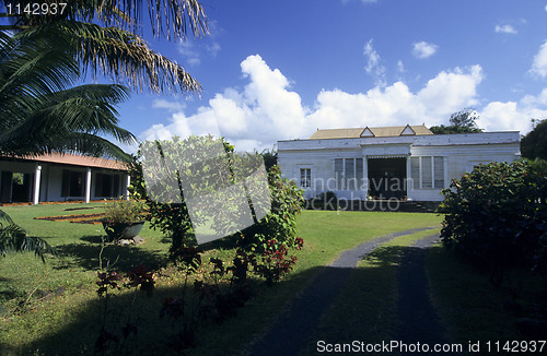 Image of Typical creole house, Saint Phillipe, La Reunion Island