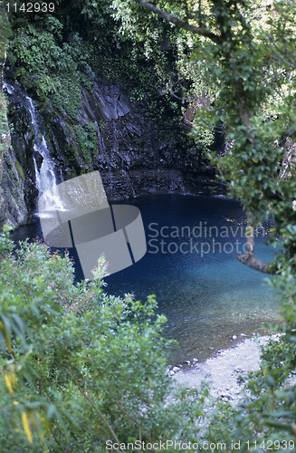 Image of Trou Noir cascade, La Reunion Island