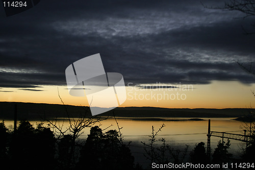 Image of Sunset Oslo Fjord