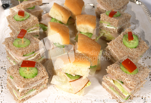 Image of Sandwiches on a tray