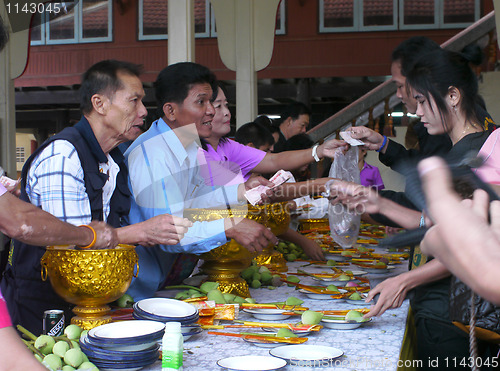 Image of Tattoo Festival at Wat Bang Phra in Nakhon Chaisi near Bangkok, 