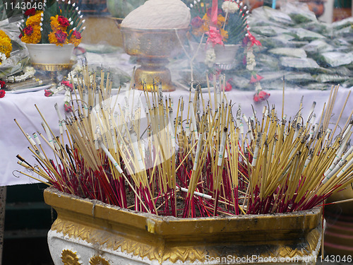 Image of Tattoo Festival at Wat Bang Phra in Nakhon Chaisi near Bangkok, 