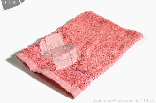 Image of Pink wash cloth