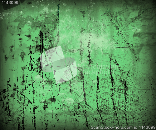 Image of green grunge background 