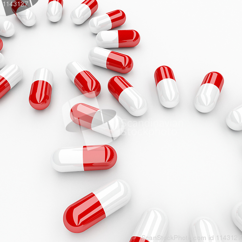 Image of pills background