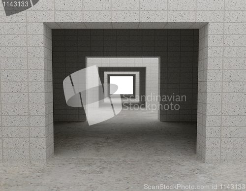 Image of white building 3d