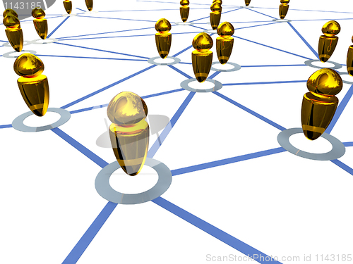 Image of gold connection job