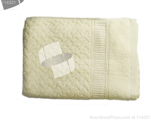 Image of White Bathroom Towel