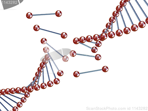 Image of dna background