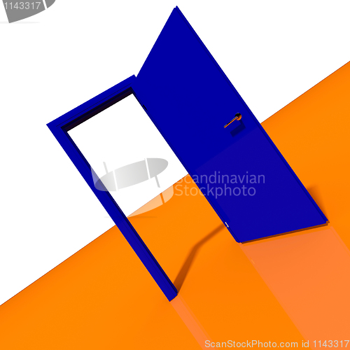 Image of door abstract 3d 