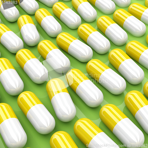 Image of pills background