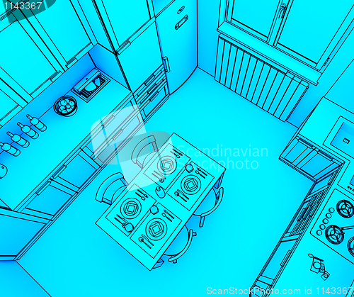 Image of kitchen background