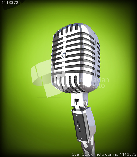 Image of vintage microphone