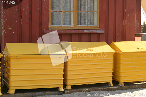 Image of Yellow Bins