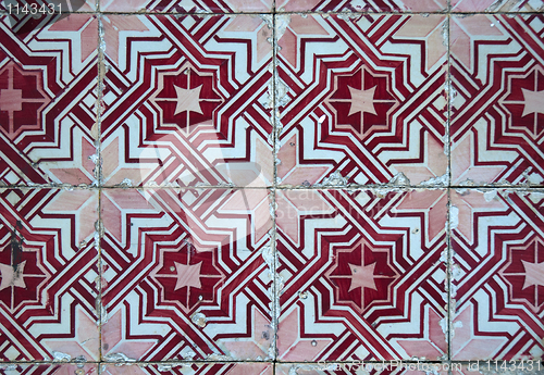 Image of Portuguese glazed tiles. 