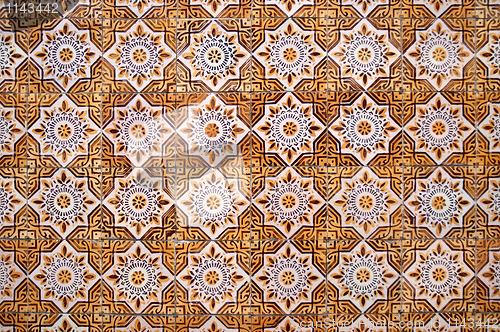 Image of Portuguese glazed tiles. 