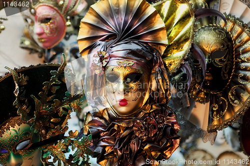 Image of Carnevale masks in Venice