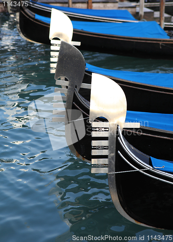 Image of Gondola prows