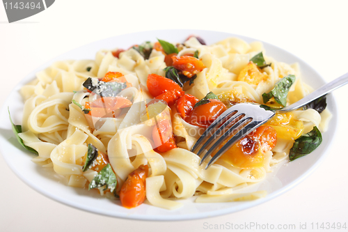 Image of Roasted cherry tomatoes and pasta
