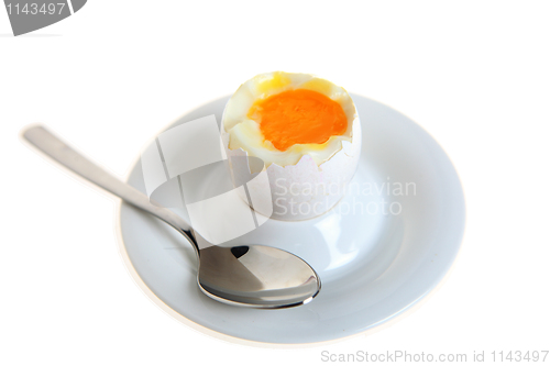 Image of Boiled egg in eggcup
