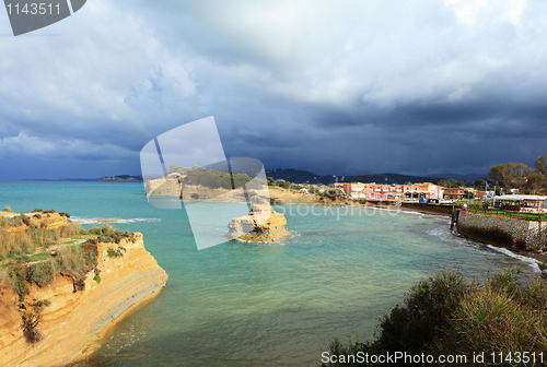 Image of Eroding sandstone at Sidari, Corfu