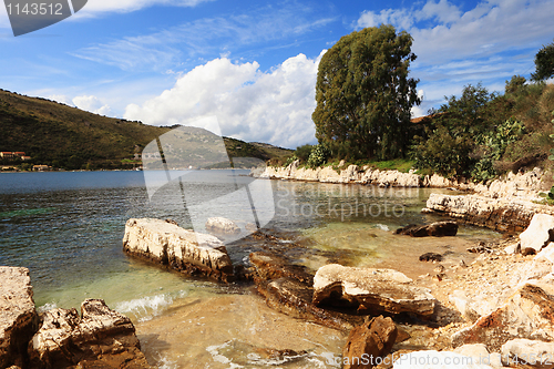 Image of Kassiopi beach Corfu